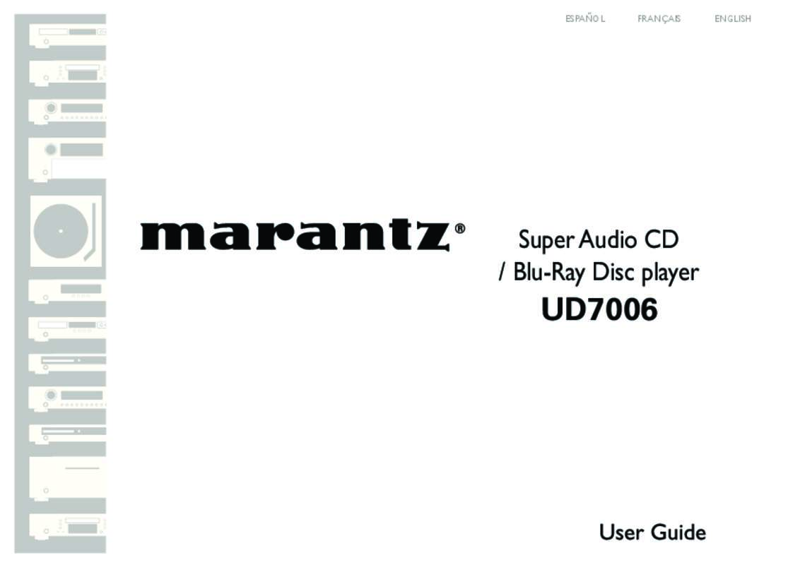 Guide utilisation MARANTZ UD7006  de la marque MARANTZ