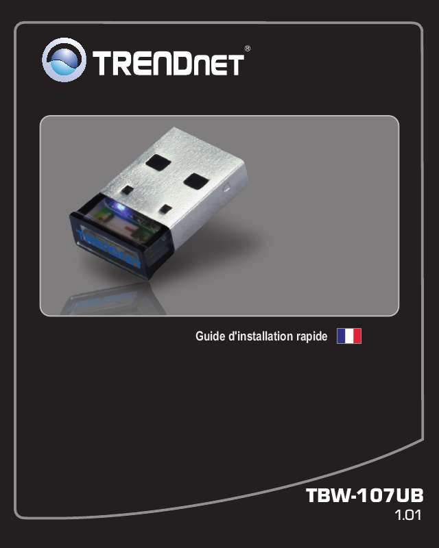 Guide utilisation TRENDNET TBW-107UB  de la marque TRENDNET