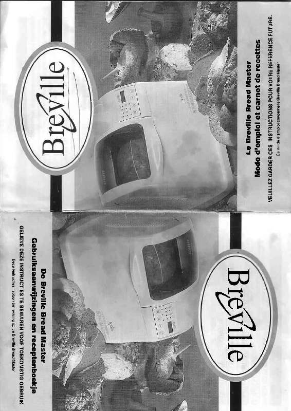 Guide utilisation  BREVILLE BREAD MASTER  de la marque BREVILLE