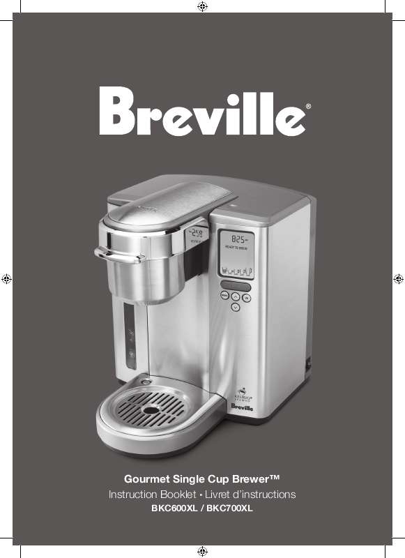 Guide utilisation  BREVILLE BKC600XL  de la marque BREVILLE