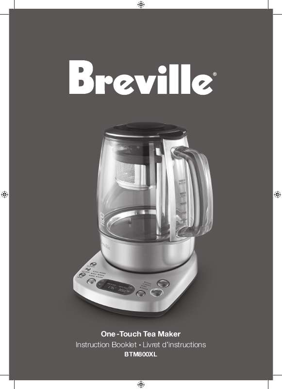 Guide utilisation  BREVILLE BTM800XL  de la marque BREVILLE