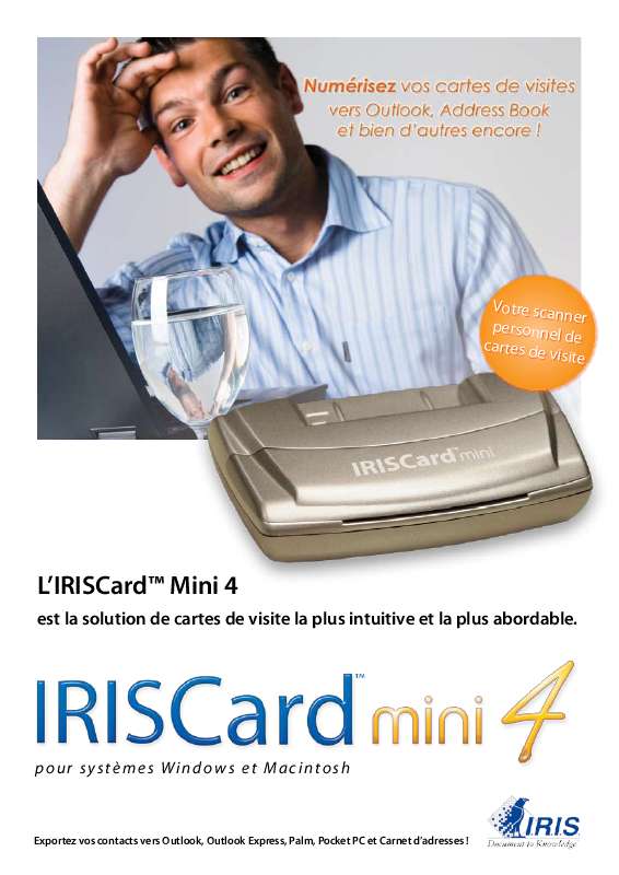 Guide utilisation IRIS IRISCARD MINI 4  de la marque IRIS