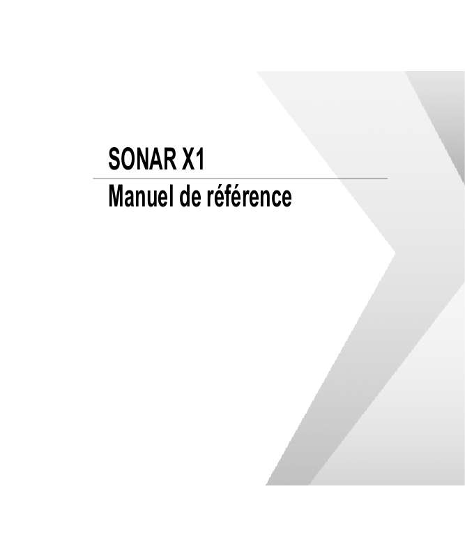 Guide utilisation CAKEWALK SONAR X1  de la marque CAKEWALK