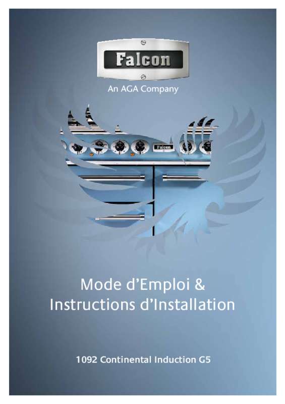Guide utilisation FALCON CONTINENTAL 1092  de la marque FALCON