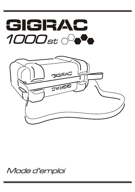 Guide utilisation  SOUNDCRAFT GIGRAC 1000ST  de la marque SOUNDCRAFT