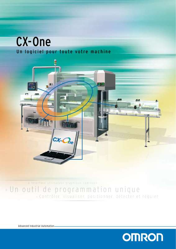 Guide utilisation  OMRON CX-ONE  de la marque OMRON