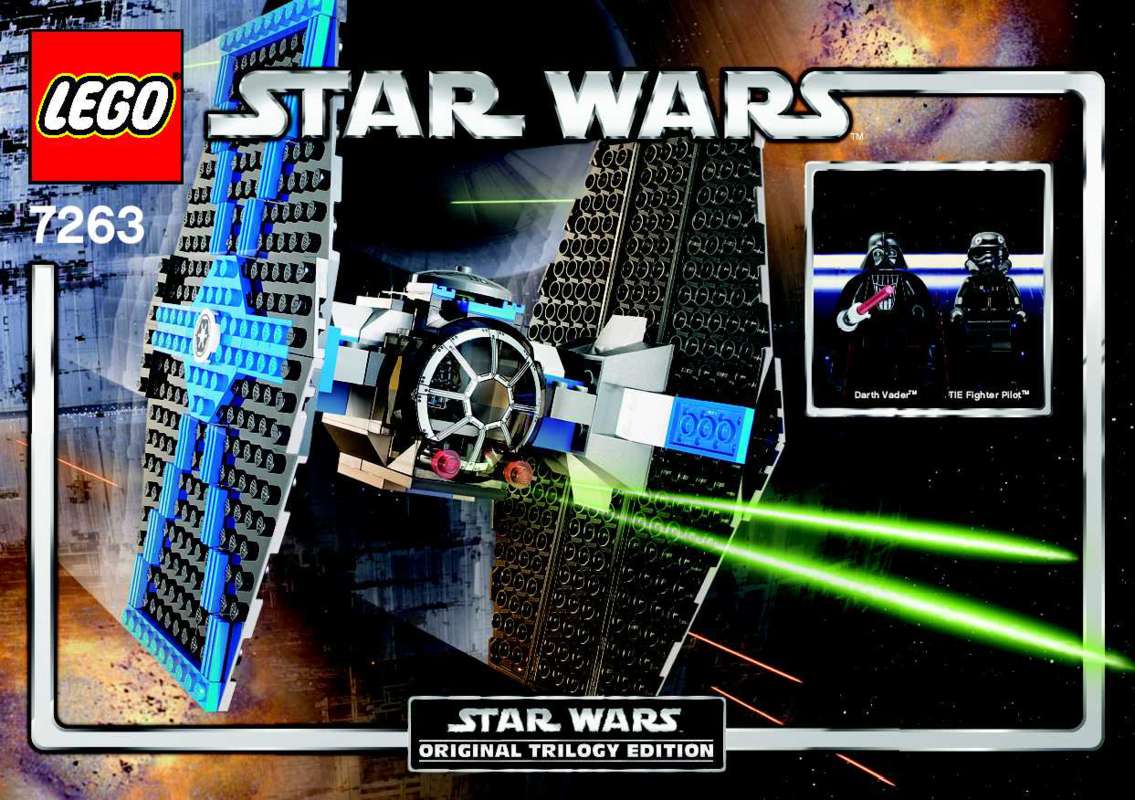 Guide utilisation  LEGO 7263 - LEGO STAR WARS - TIE FIGHTER  de la marque LEGO