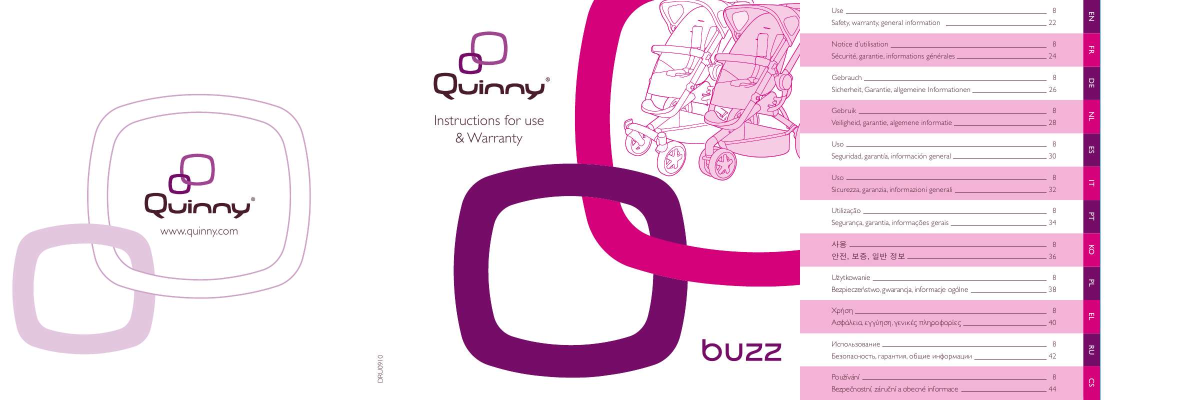 Guide utilisation QUINNY BUZZ 3  de la marque QUINNY