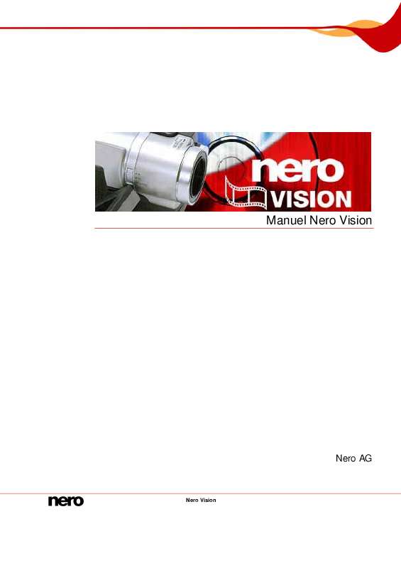Guide utilisation NERO VISION  de la marque NERO