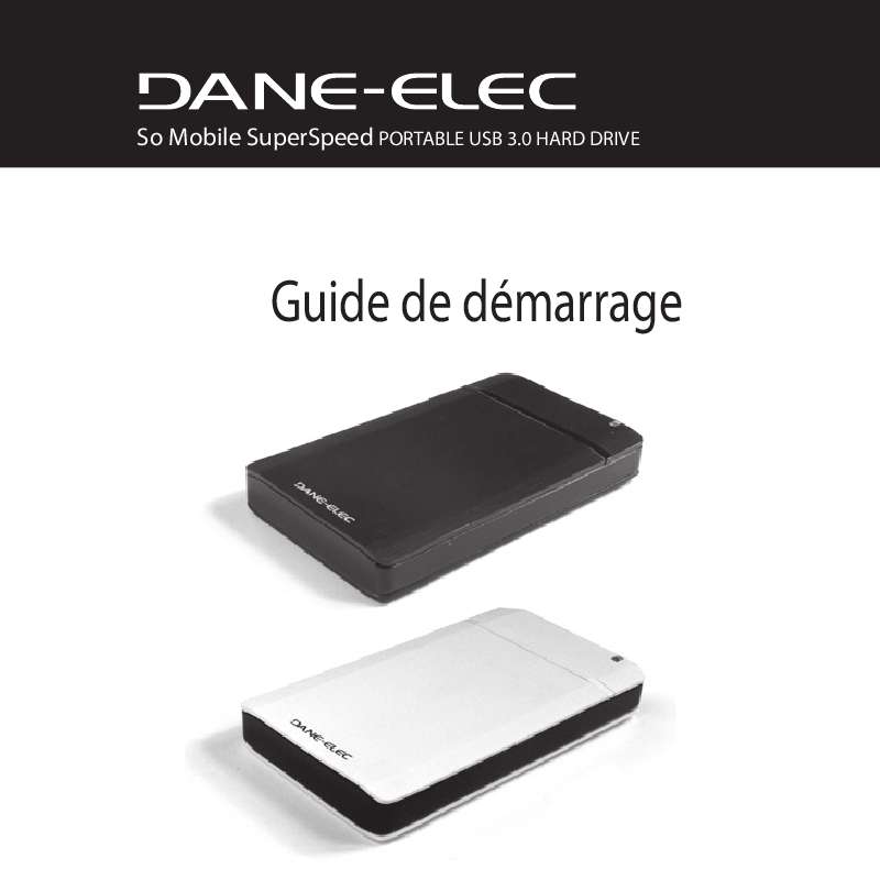 Guide utilisation  DANE-ELEC SO MOBILE SUPERSPEED PORTABLE USB3.0  de la marque DANE-ELEC