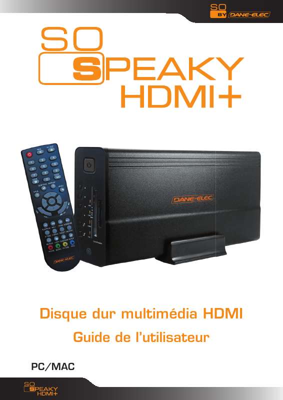 Guide utilisation  DANE-ELEC SO SPEAKY HDMI PLUS  de la marque DANE-ELEC