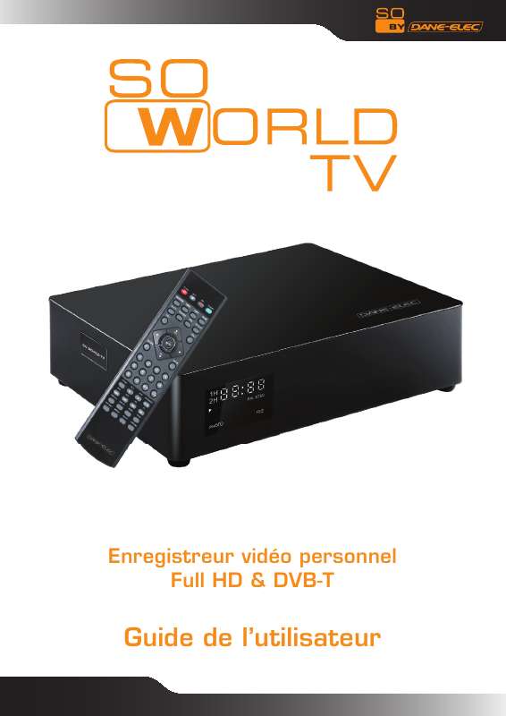 Guide utilisation  DANE-ELEC SO WORLD TV  de la marque DANE-ELEC