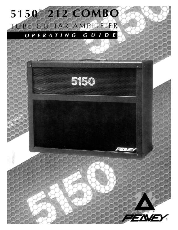 Guide utilisation  PEAVEY 5150 212 COMBO  de la marque PEAVEY
