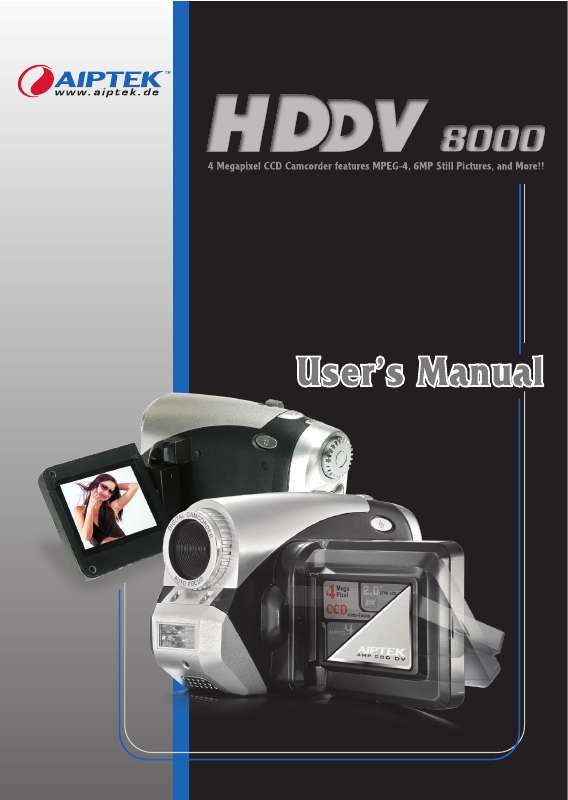 Guide utilisation AIPTEK HD DV 8000  de la marque AIPTEK