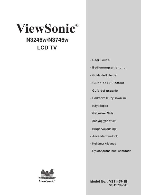 Guide utilisation  VIEWSONIC N3246  de la marque VIEWSONIC