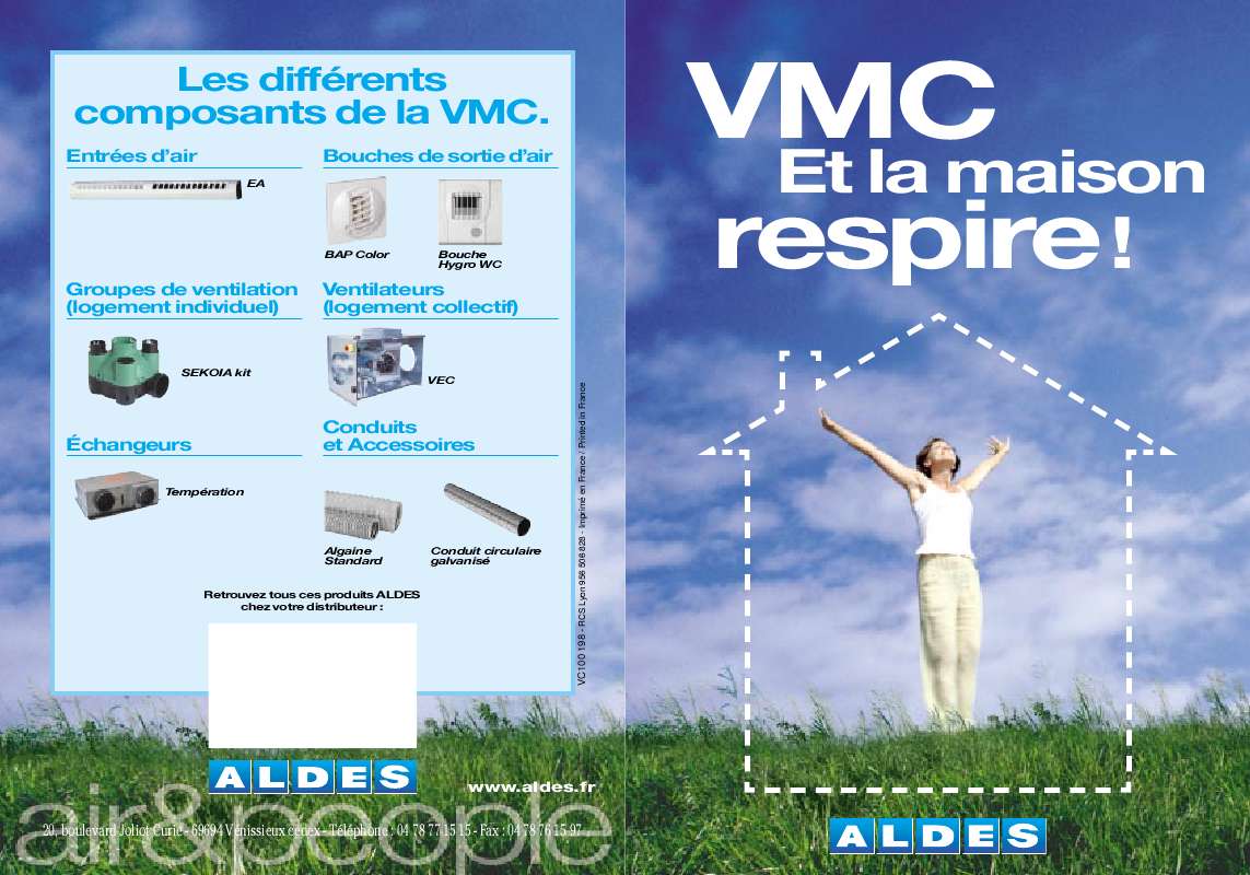 Guide utilisation  ALDES VMC  de la marque ALDES
