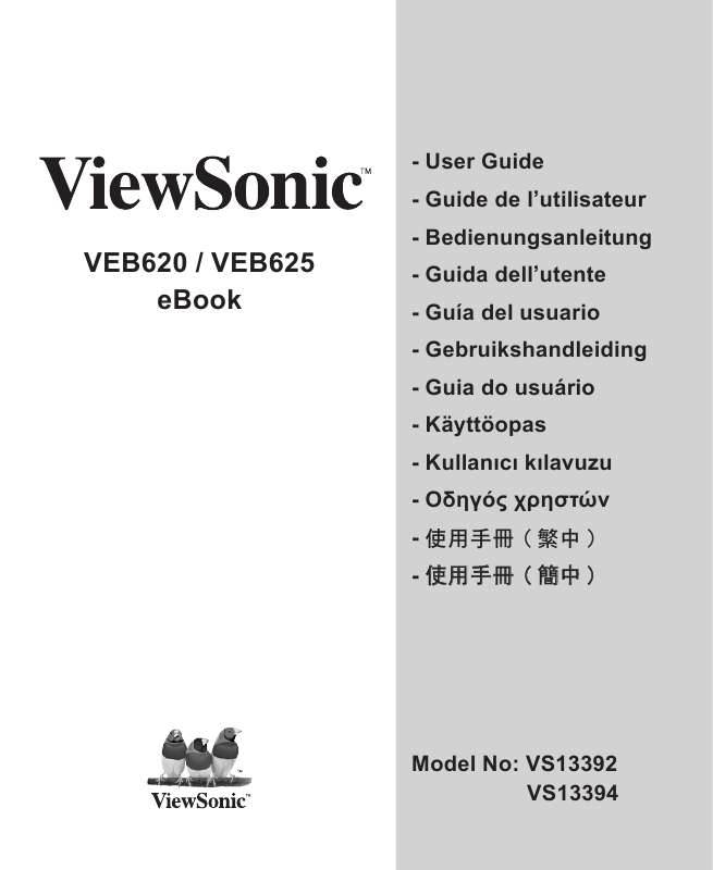 Guide utilisation VIEWSONIC VEB620  de la marque VIEWSONIC