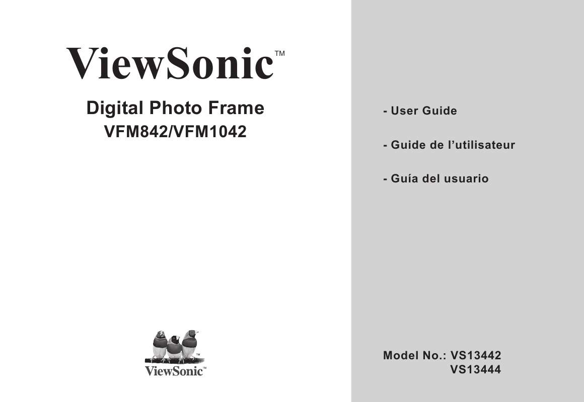 Guide utilisation VIEWSONIC VFM1042-52  de la marque VIEWSONIC