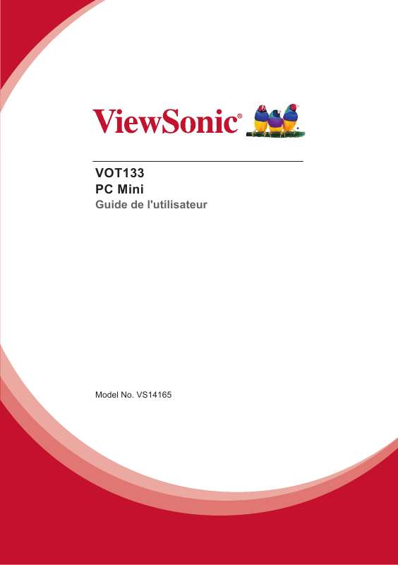 Guide utilisation  VIEWSONIC VOT133  de la marque VIEWSONIC