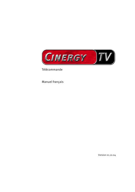 Guide utilisation TERRATEC CINERGY TV  de la marque TERRATEC