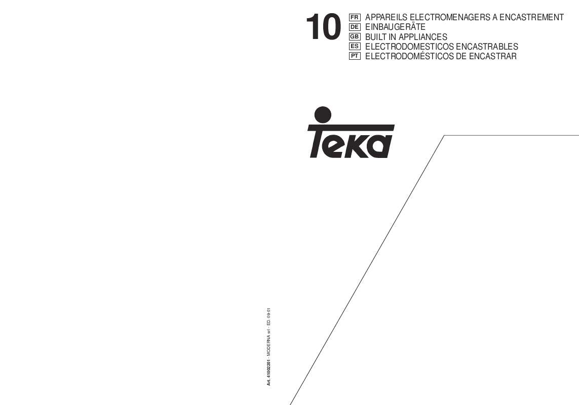 Guide utilisation TEKA CI 345.1 de la marque TEKA