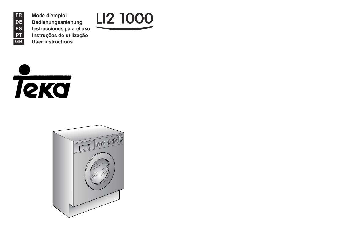 Guide utilisation TEKA LI2 1200 de la marque TEKA