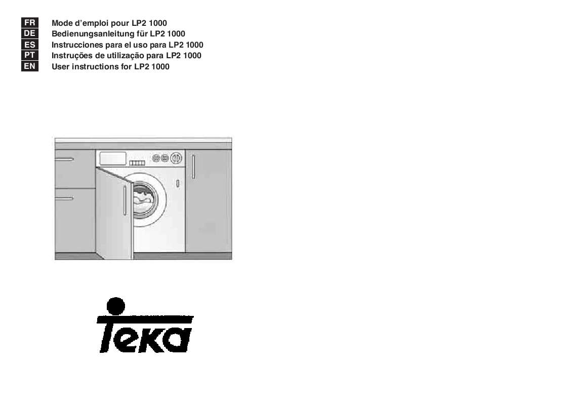Guide utilisation TEKA LP2 1000 de la marque TEKA