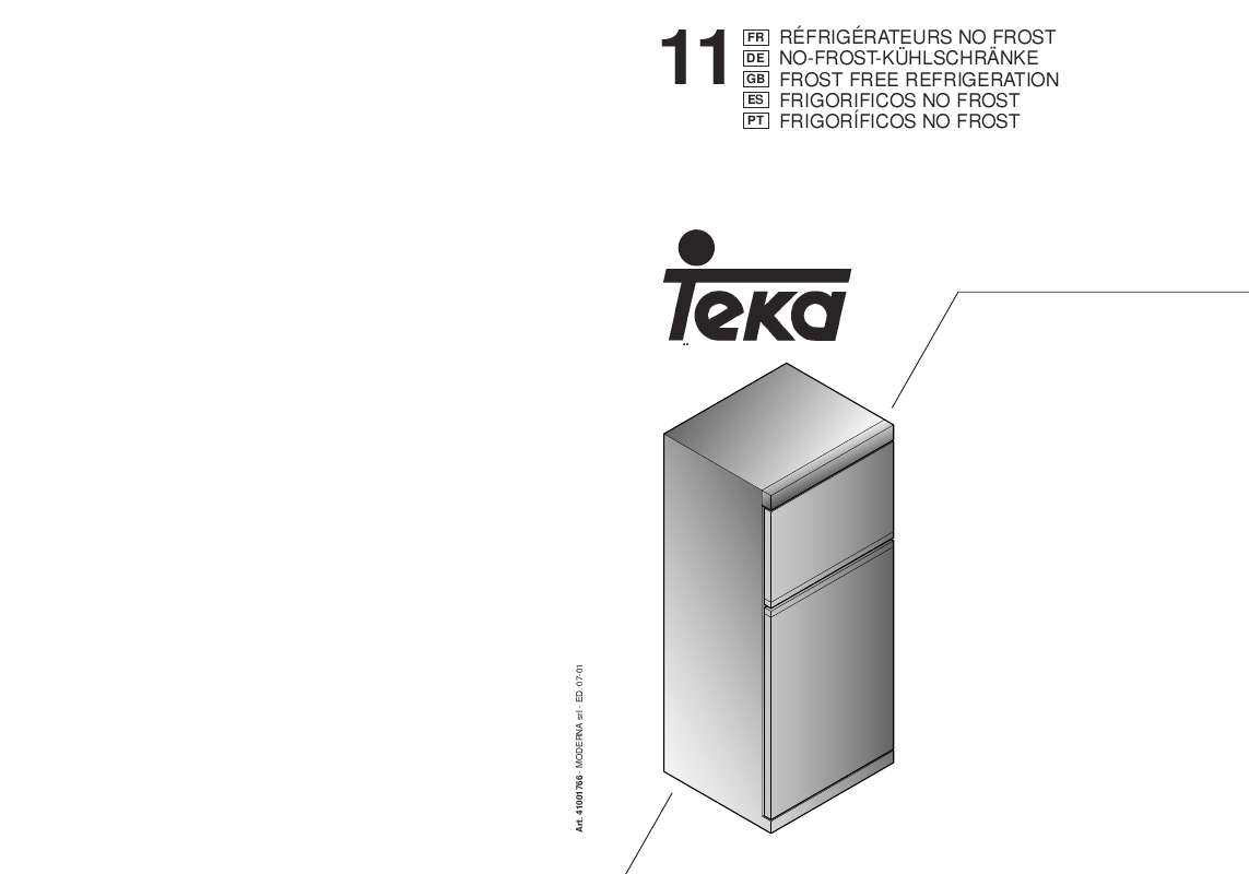 Guide utilisation TEKA NF 400 de la marque TEKA