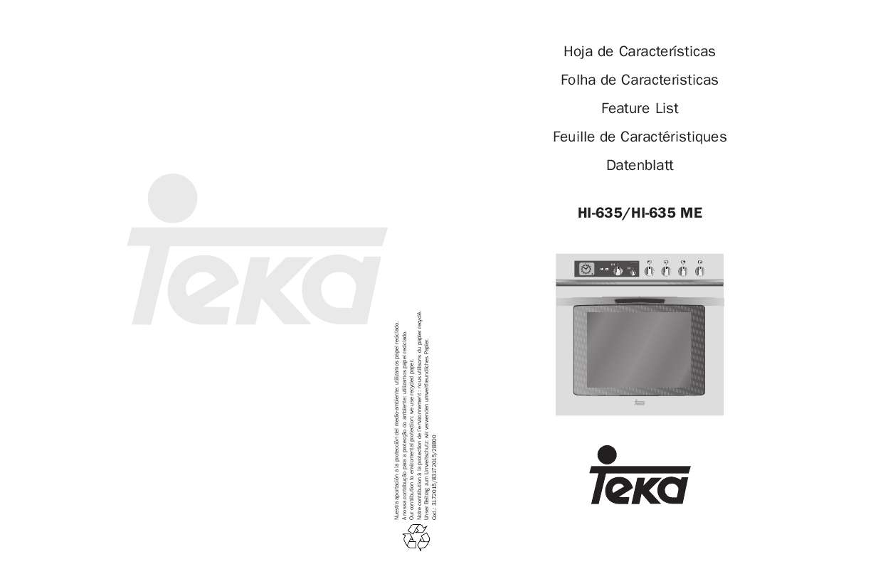 Guide utilisation TEKA HI-635ME de la marque TEKA