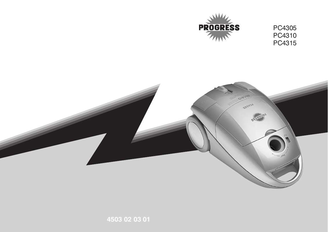 Guide utilisation  PROGRESS PC4305  de la marque PROGRESS
