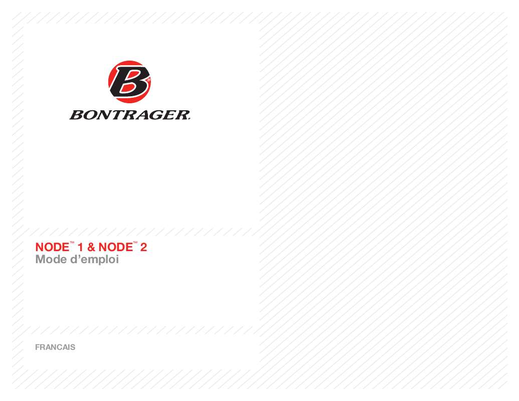 Guide utilisation  BONTRAGER NODE 2  de la marque BONTRAGER