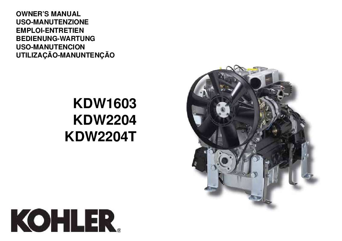 Guide utilisation  KOHLER KDW1603  de la marque KOHLER