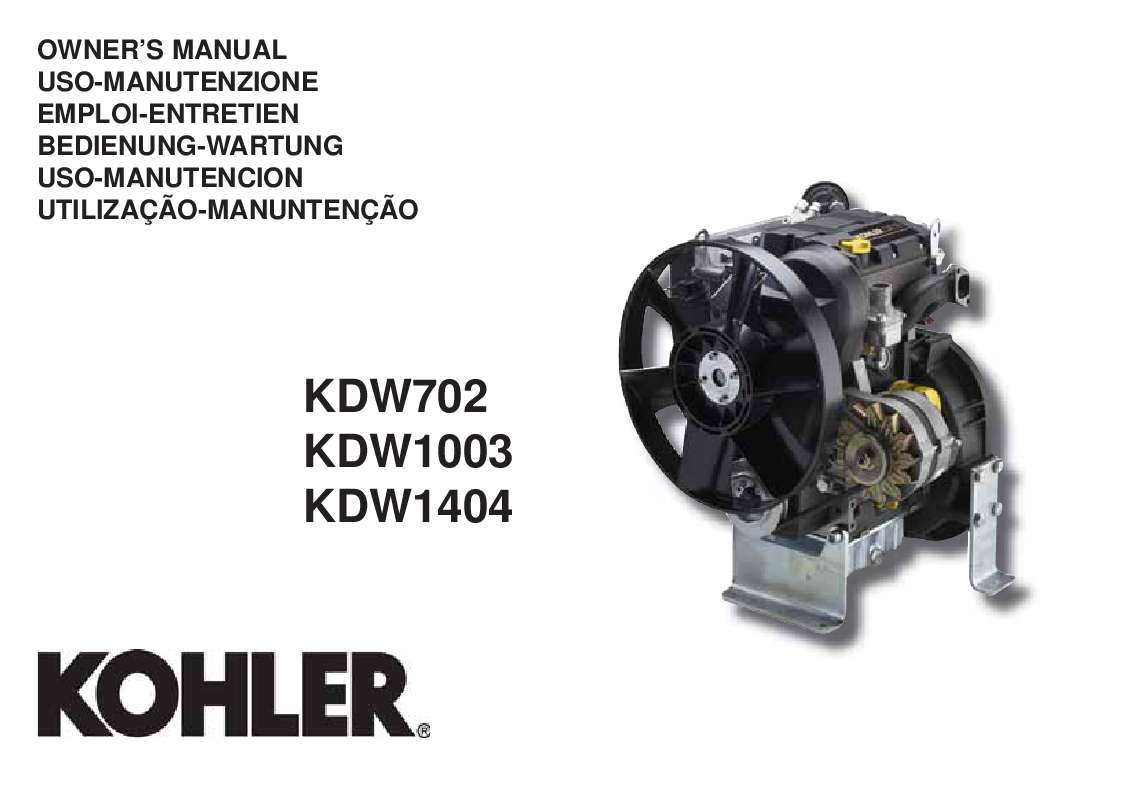 Guide utilisation  KOHLER KDW702  de la marque KOHLER