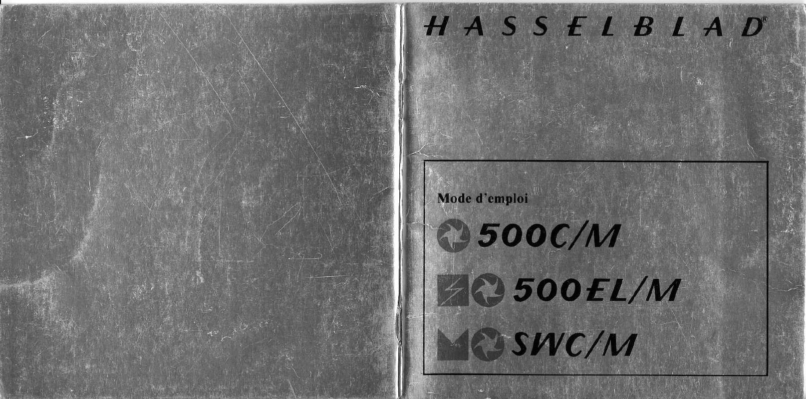Guide utilisation  HASSELBLAD 500 C M  de la marque HASSELBLAD
