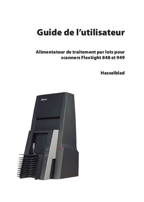 Guide utilisation  HASSELBLAD FLEXTIGHT 848  de la marque HASSELBLAD
