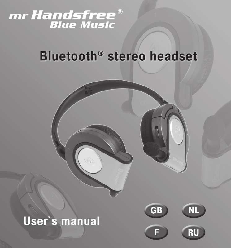 Guide utilisation MR HANDSFREE BLUE MUSIC  de la marque MR HANDSFREE