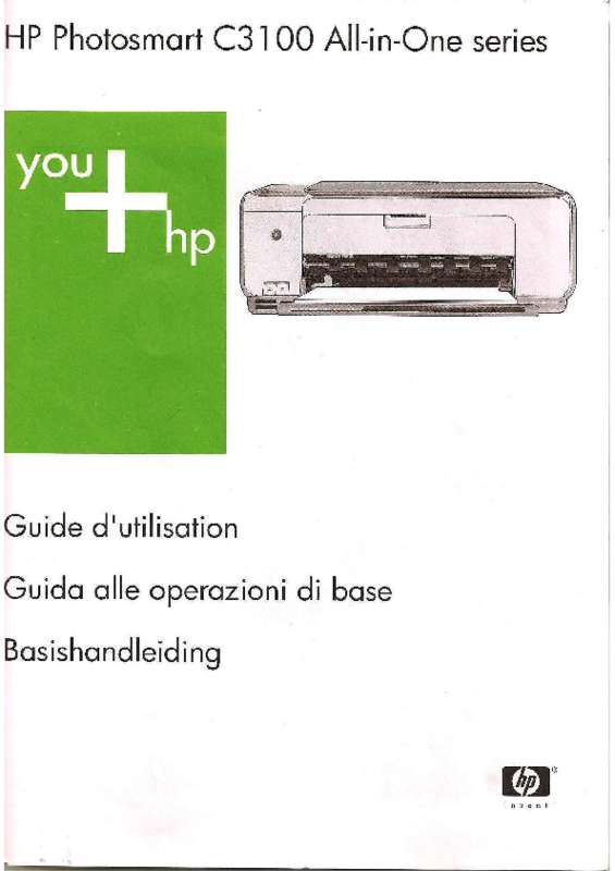 Guide utilisation HP PHOTOSMART C3100  de la marque HP