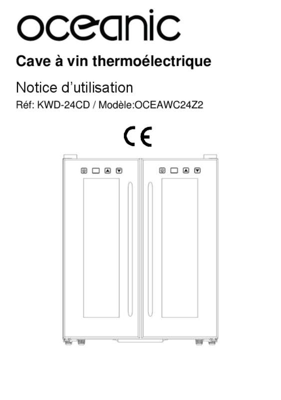 Guide utilisation  OCEANIC KWD-24CD  de la marque OCEANIC