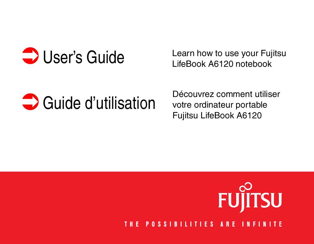 Guide utilisation FUJITSU LIFEBOOK A6120  de la marque FUJITSU