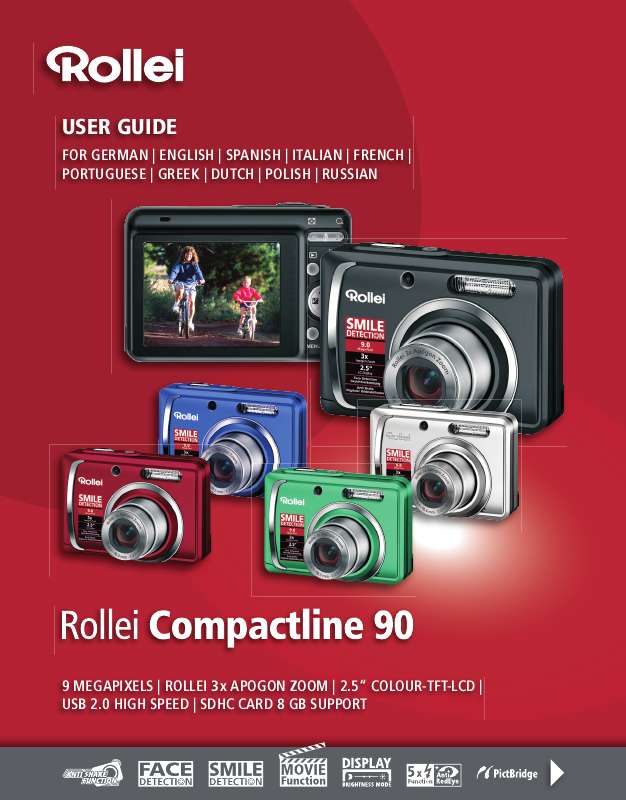 Guide utilisation  ROLLEI COMPACTLINE 90  de la marque ROLLEI