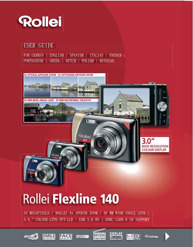 Guide utilisation  ROLLEI FLEXLINE 140  de la marque ROLLEI