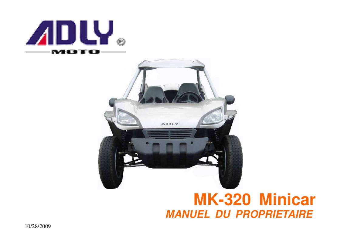 Guide utilisation ADLY MK-320  de la marque ADLY