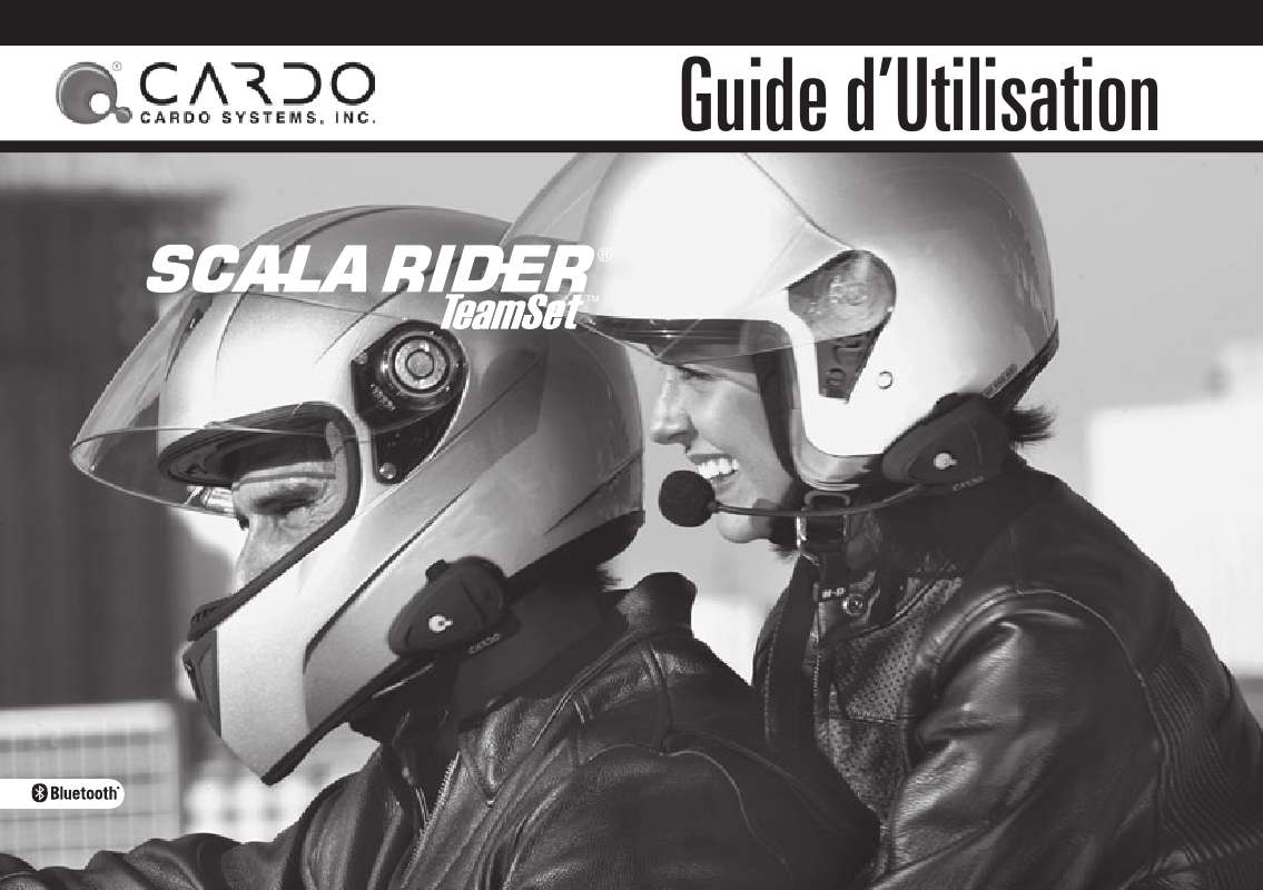 Guide utilisation CARDO SCALA RIDER TEAMSET  de la marque CARDO
