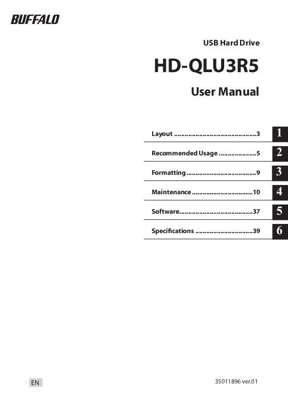 Guide utilisation BUFFALO HD-QLU3 DRIVESTATION QUAD USB 3.0  de la marque BUFFALO