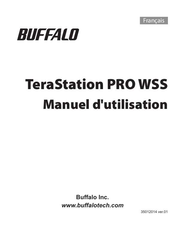 Guide utilisation BUFFALO TERASTATION PRO WSS  de la marque BUFFALO