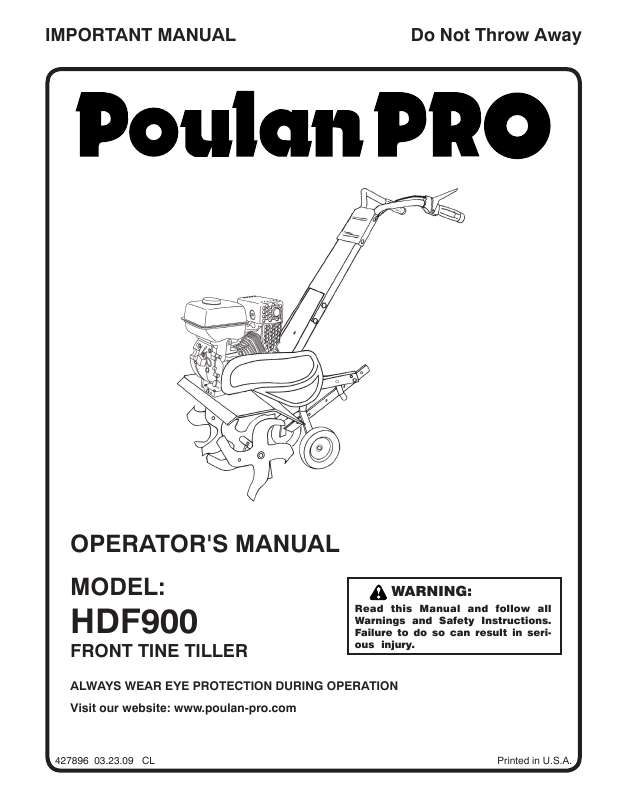 Guide utilisation  POULAN HDF900  de la marque POULAN