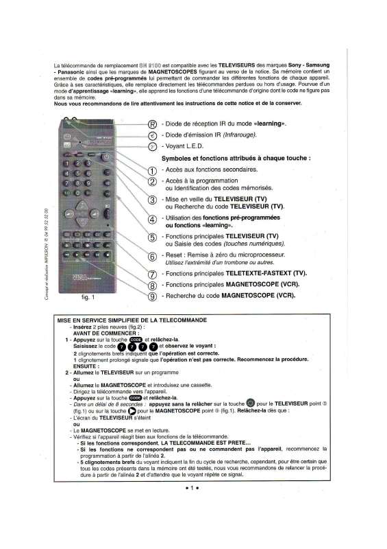Guide utilisation  VISA SN-9100  de la marque VISA