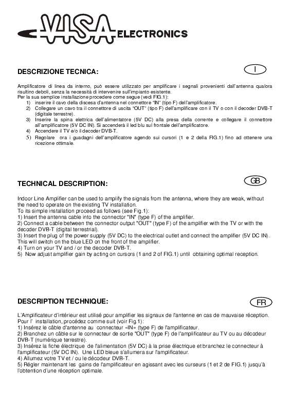 Guide utilisation  VISA BT301  de la marque VISA