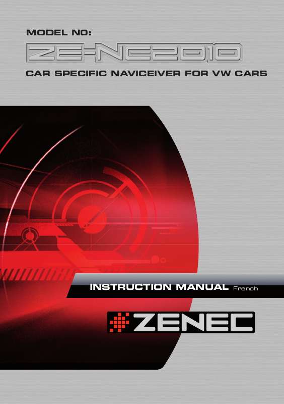 Guide utilisation ZENEC ZE-NC2010  de la marque ZENEC