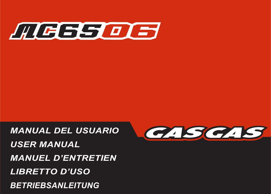 Guide utilisation  GAS GAS MC65  de la marque GAS GAS